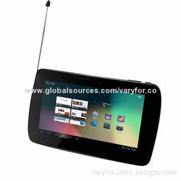 7" ISDB-T Android TV Tablet PC, 1024x600p Panel Resolution